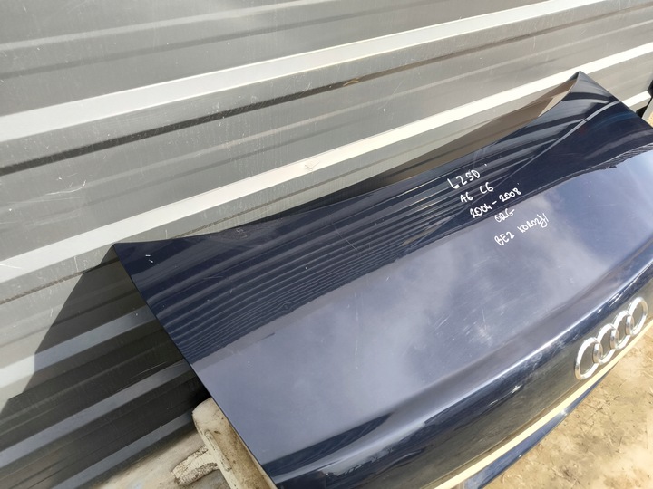 фото №6, Крышка задняя зад audi a6 c6 sedan lz5d 2004-2008 оригинал !!! 2
