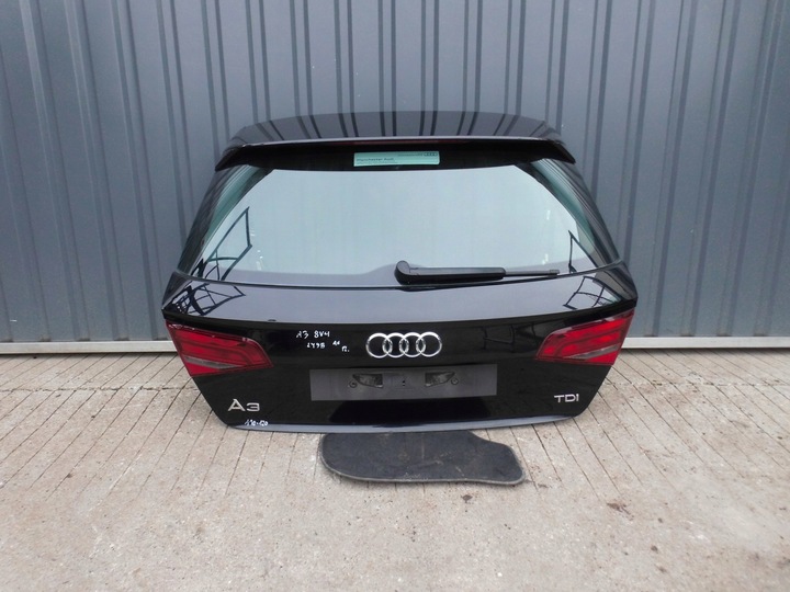 фото №1, Кришка задня з скло audi a3 8v 5 двері sportback 2013r. чорна ly9b