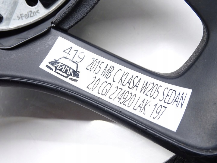 фото №14, Руль кожа кожаный мультифункция mercedes c-klasa w205 a0004604903