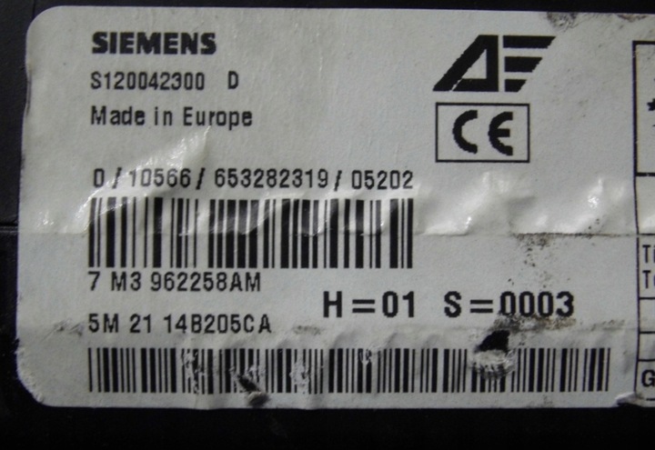 фото №3, Набір комп'ютер замок запалювання модуль bsi sharan galaxy 2000-2006r 1.9 tdi