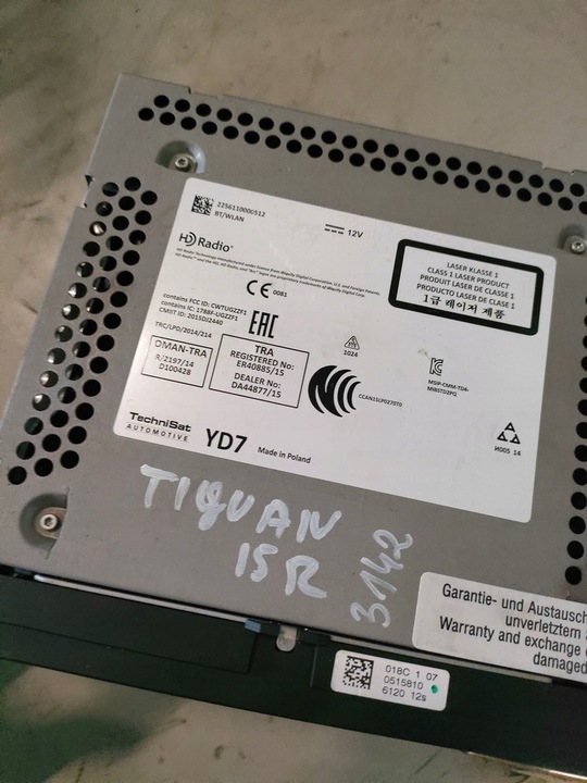 фото №7, Vw tiguan радио навигация 5c0035680c