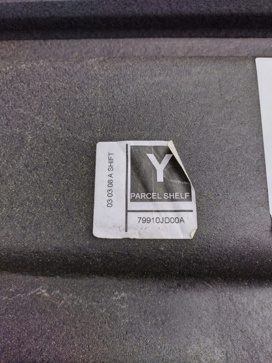 фото №9, Nissan qashqai j10 полка багажника багажника 79910-jd00a оригінал