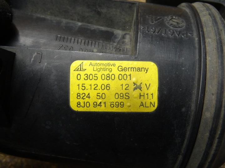 фото №11, Audi tt 8j галоген ліві перед передній 8j0941699 0305080001 1305200032