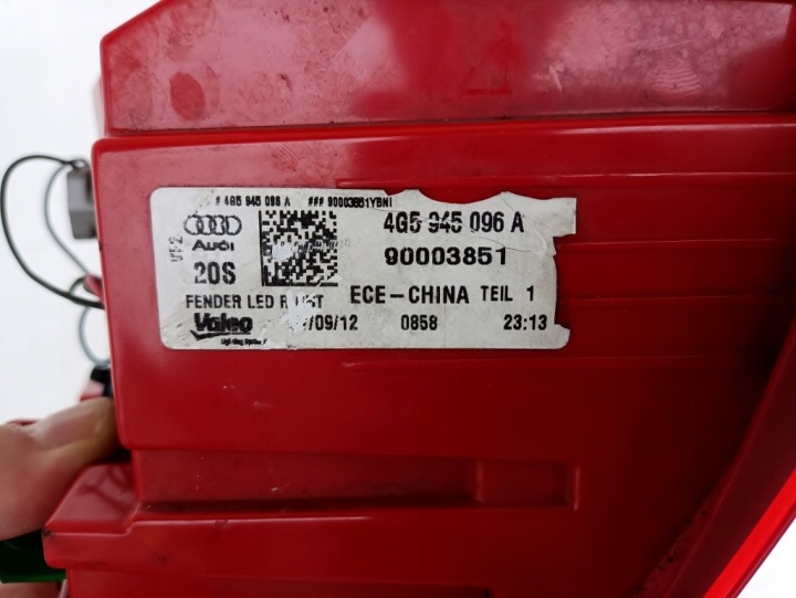 фото №5, Фара права зад задня audi a6 c7 європа sedan led 4g5945096a 14r