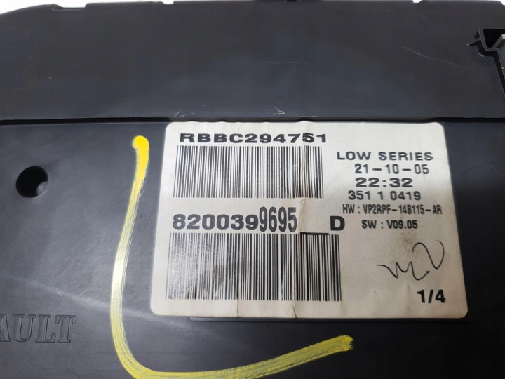 фото №6, Спідометр  електричний renault megane ii