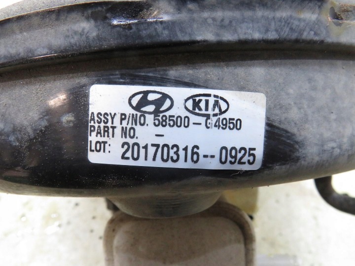 фото №7, Вакуумний підсилювач гальм (серво) hyundai i30 iii 1.6 crdi 58500-g4950