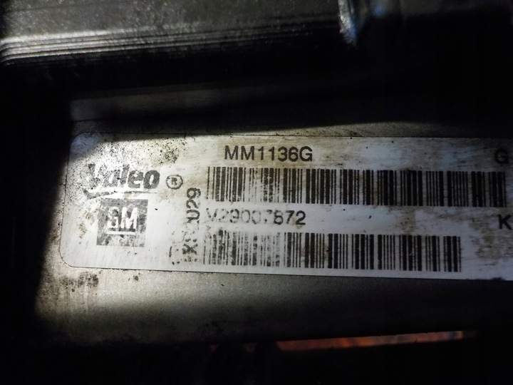 фото №5, Zafira c astra insignia 1.6 cdti 15r 136km радіаторів вихлопних газів egr mm1136g