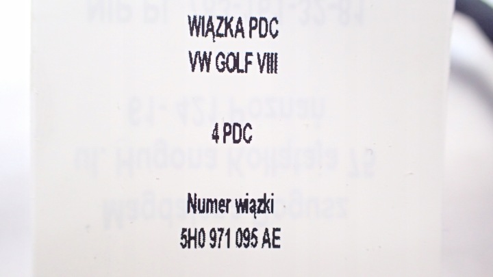 фото №8, Жгут golf viii 4 pdc 5h0971095ae + датчики 5wa