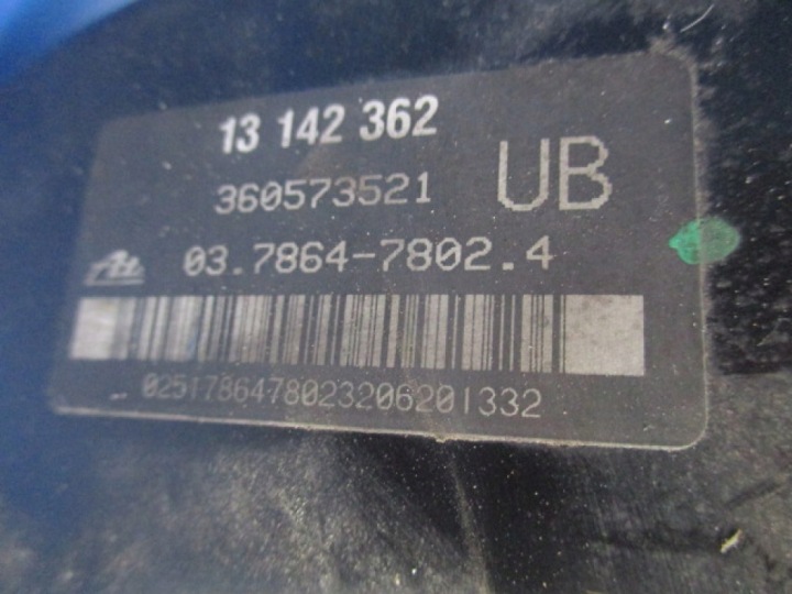 фото №6, Opel zafira b вакуумный усилитель тормозов (серво) 13142362 ate 03.7864-7802.4