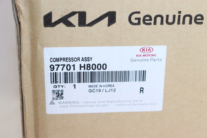 фото №12, Компресор кондиціонера kia rio iv 1.0 tgdi stonic 97701h8000 оригінальний номер нове k-2104
