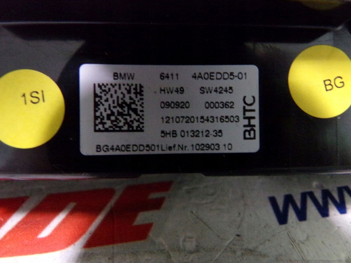 фото №11, Bmw g22 g23 g26 панель кондиціонера 9855411 4a0edd5
