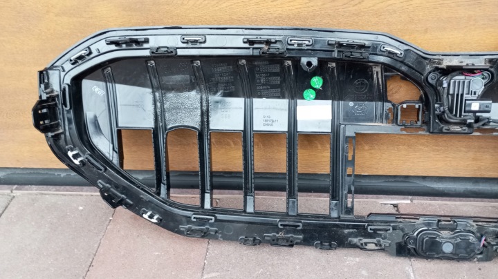 фото №10, Bmw 5 g60 g61 g68 2023 -решітка решітка радіатора чорний хром led бампера перед