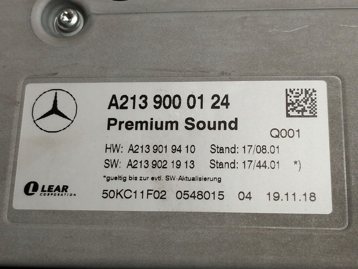 фото №14, Mercedes-benz e w213 динамики burmester набор планки a2139000124