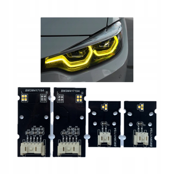 фото №1, Модулі csl жовтий drl do bmw 4/m3/m4 lci f32/f36/f80/f82 адаптивний led