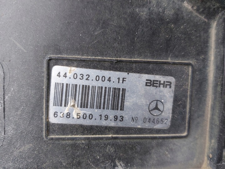 фото №13, Вентилятор радиатор mercedes vito w638 6385004800