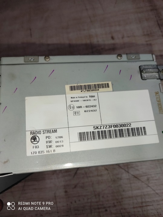 фото №3, Радио cd skoda octavia ii1z0035161b bez код