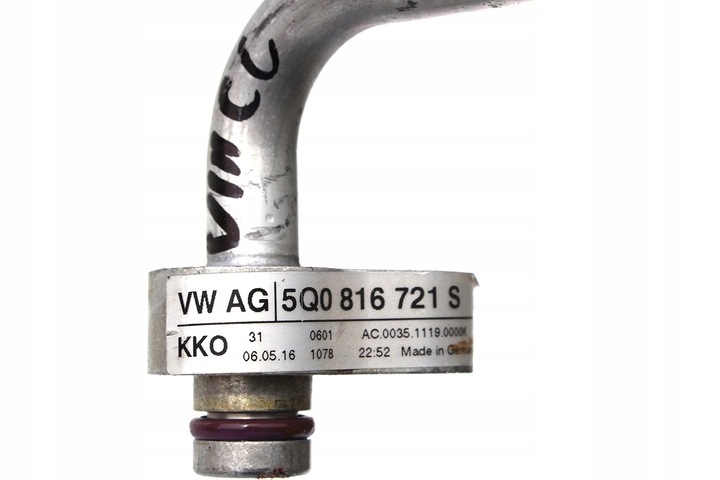 фото №6, Vw audi трубка кондиционера 3q0816741e 5q0816721s 5q0816743h 5q1816738h кондиционер