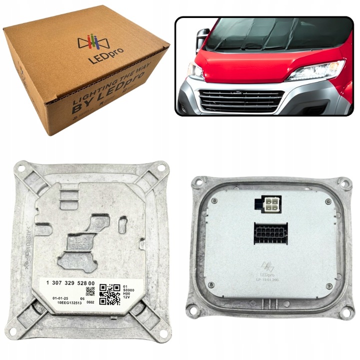 фото №1, Модуль преобразователь блок управления лампа led do fiat peugeot citroen 130732952800