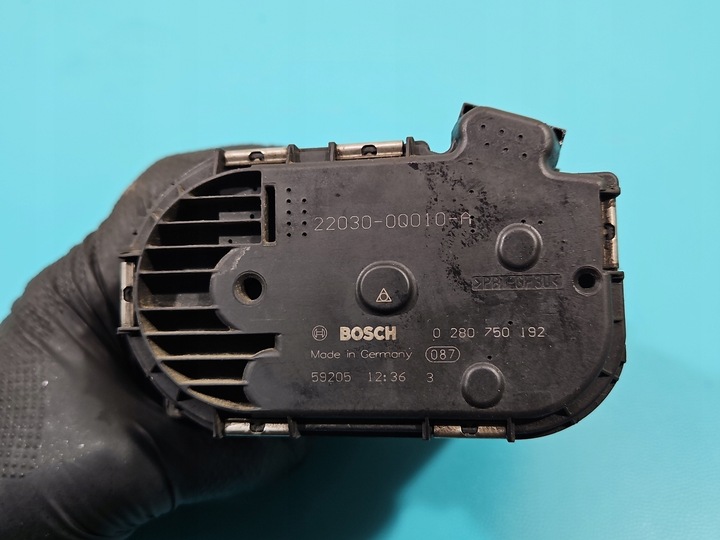 фото №7, Дроссельная заслонка toyota yaris ii 22030-0q010-a, 0280750192 1.0 vvti