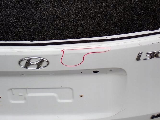 фото №5, Hyundai i30 универсал 07-12 крышка задняя зад