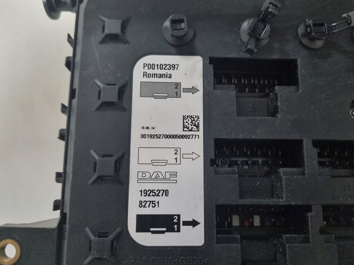 фото №3, Коробка плита панель запобіжників реле daf xf 106 , cf e6 1925270