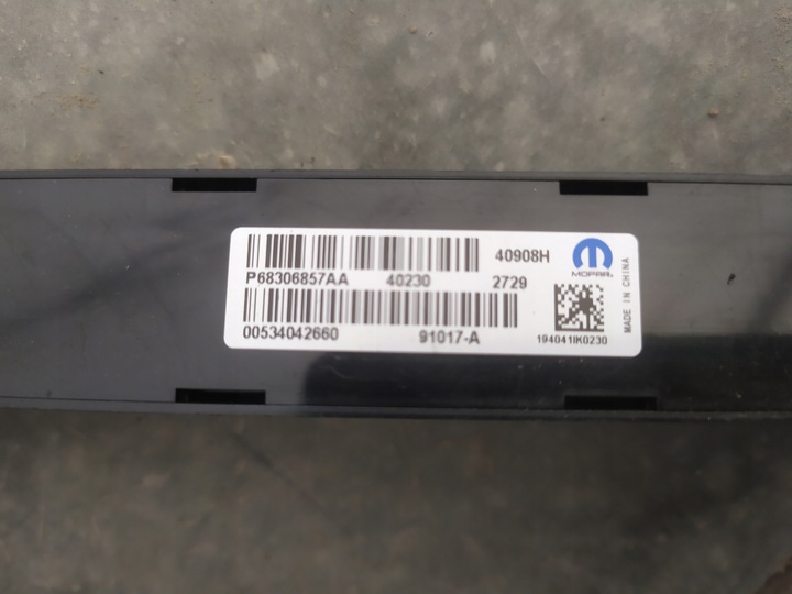 фото №12, Dodge ram 1500 09- джгут установка панелі консолі 68306857ab usa