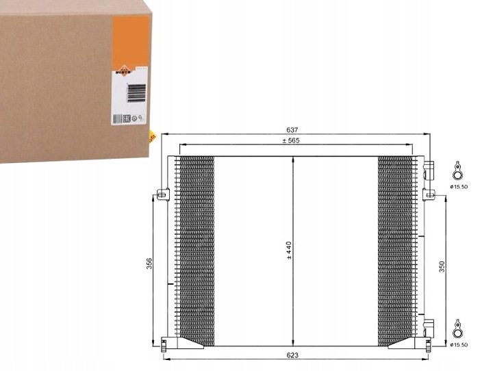 фото №10, Конденсатор кондиционера renault trafic 06-