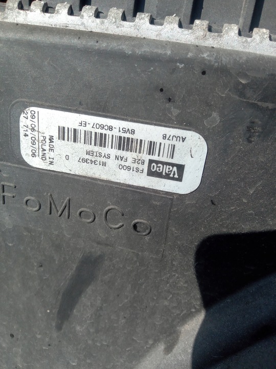 фото №5, Ford fiesta mk7 pas радіатор 1.6 tdci євро 4