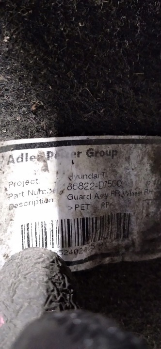 фото №2, Hyundai tucson ii iii рестайлінг підкрилок зад задні p 86822-d7500