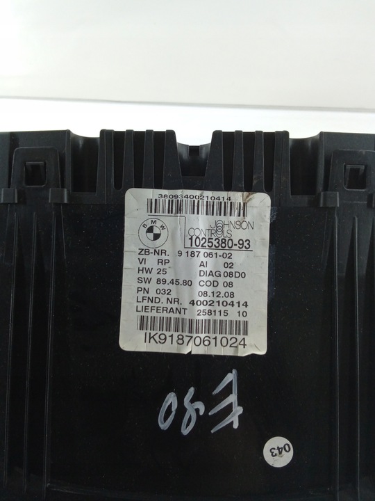 фото №6, G690 приборы спидометр bmw e90 2.0d uk 9187061