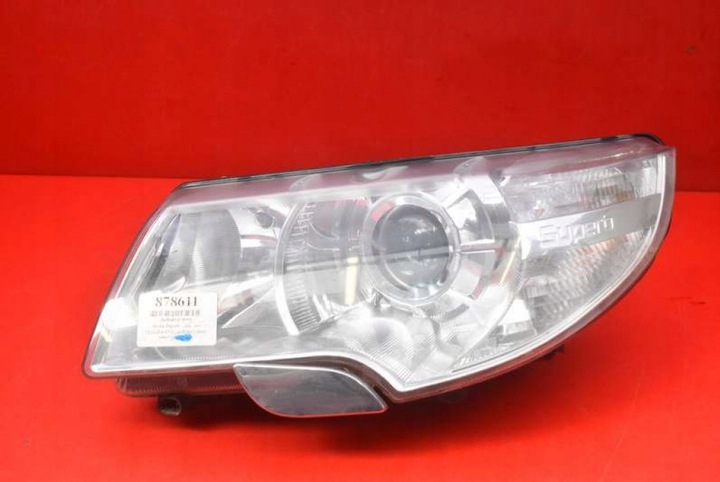 фото №1, Фара лівий лампа перед лінза uk 3t2941015c skoda superb 2 ii 08-15