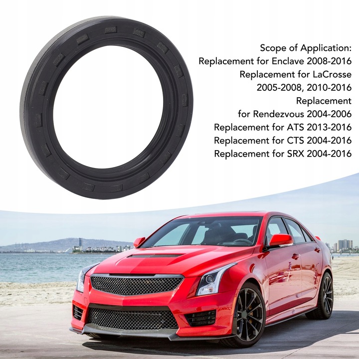 фото №6, Прокладка масляная вала коленчатого двигателя zapobiega wyciekom 12608750 fo