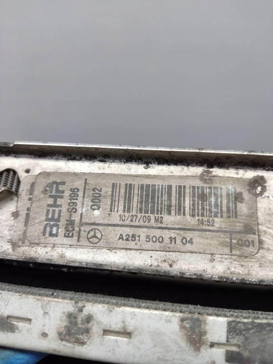 фото №16, Mercedes-benz ml w164 2011 комплект радіатор a2515001104