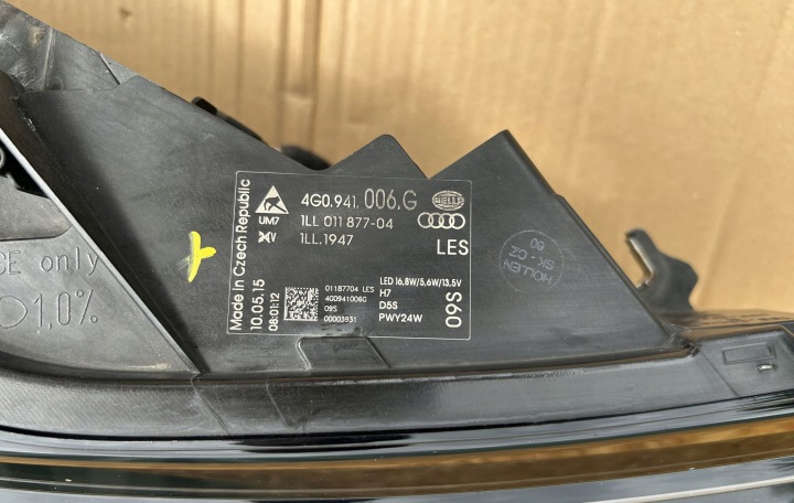 фото №12, Фара передняя правое перед правая bixenon led audi a6 c7 рестайлинг 4g0941006g uk