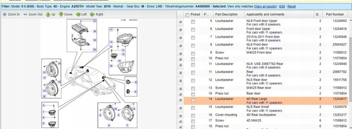 фото №6, Saab 9-5 2011 динамики