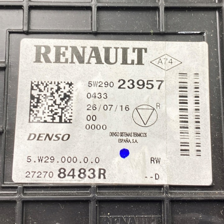 фото №12, Отопитель renault renault clio iv 272708483r