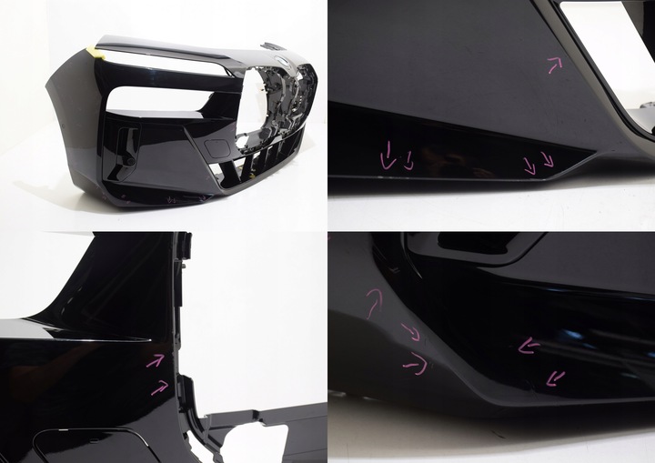 фото №13, Bmw 7 g70 бампер перед м-пакет 6 pdc 475 чёрный sapphire