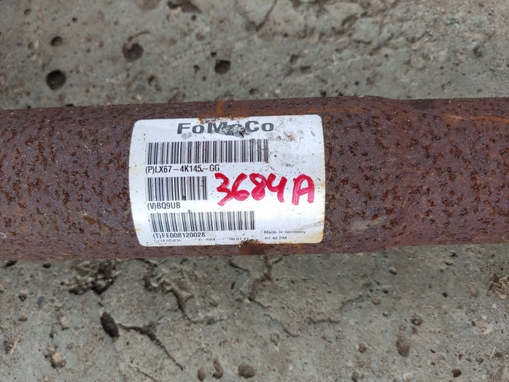 фото №2, Ford kuga mk3 wał приводной 2.0 tdci 4x4