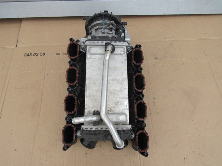 фото №5, Mercedes s w221 коллектор интеркулер дроссельная заслонка