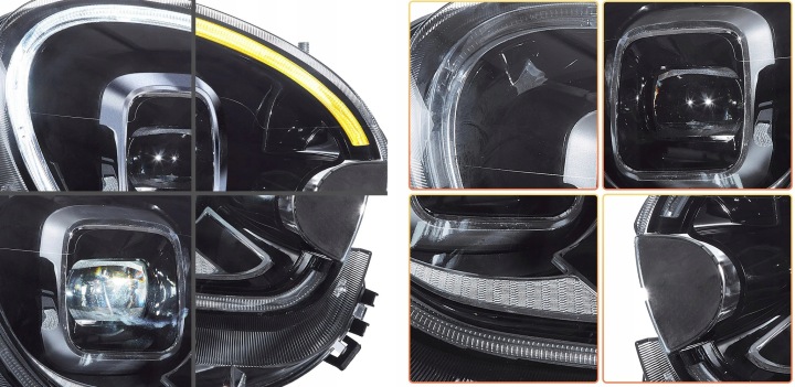 фото №12, Фара передняя kpl vland полный led neon тюнинг mini countryman i 1 r60 r61