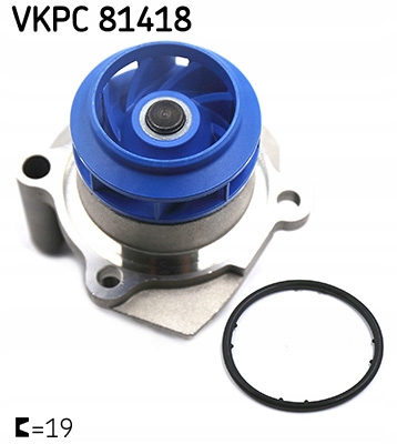 фото №15, Skf vkpc 81418 насос воды, охлаждение двигателя