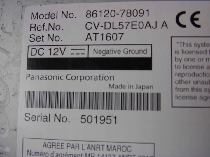 фото №7, Lexus nx300h 2018+ навигация радио проигрыватель cd 86120-78091