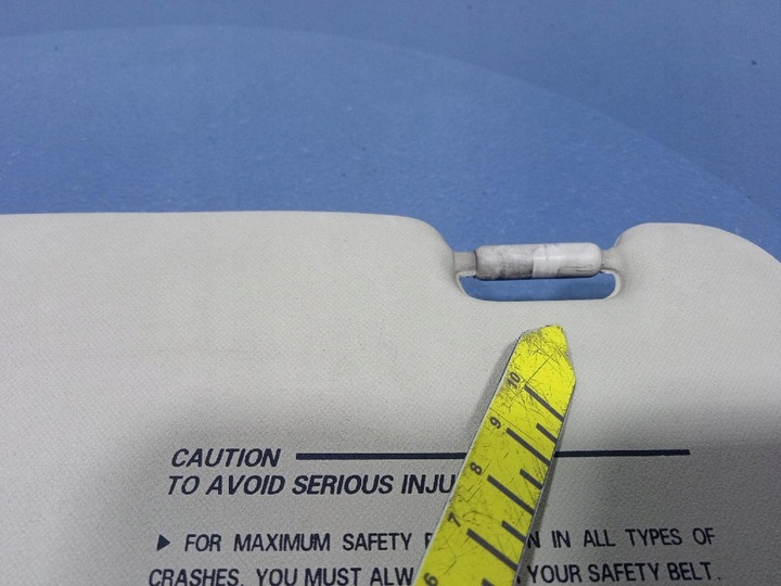 фото №5, Hyundai getz козырёк защита солнцезащитная левая