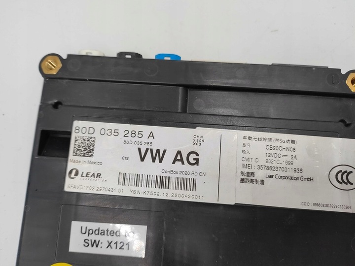 фото №6, Модуль допомоги sos 80d035285a vw passat b8 arteon