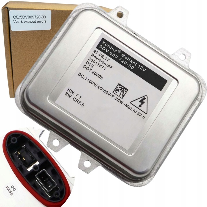 фото №1, Преобразователь ксенон do opel insignia bez ошибка spalonej лампочки 5dv00972000