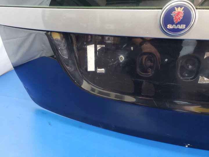 фото №6, Крышка багажника saab 9-3 ii 93 oem номер 04-11r. универсал цвет 298 чёрная