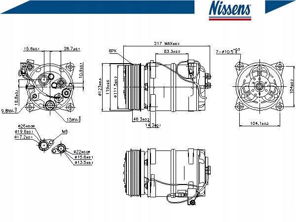 фото №2, Компресор кондиціонера volvo v70 i 2.3 awd lv