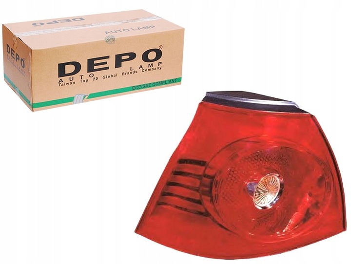 фото №1, Depo лампа зад l запчастина зовнішня, колір поворот