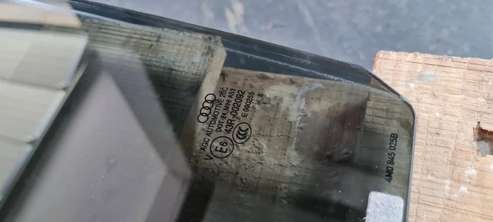 фото №6, Q7 4m ii скло кузовна ліва лівий зад as3 16r 4m0845025b