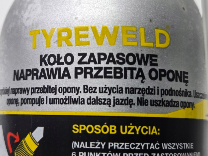 фото №8, Subaru outback v 14-19 holts tyreweld koło запасное w sprayu ht5ypl 500 ml